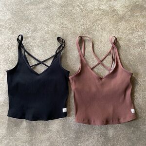 Vuori Black and Rose Women's Tank Bundle